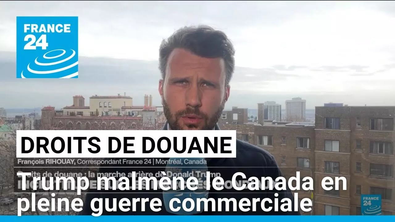 Donald Trump malmène le Canada en pleine guerre commerciale • FRANCE 24