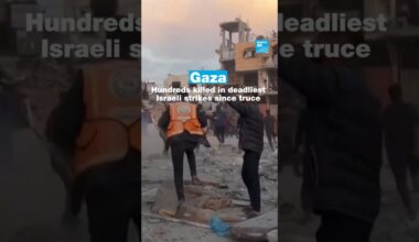 Gaza: Hundreds killed in deadliest Israeli strikes since truce • FRANCE 24 English