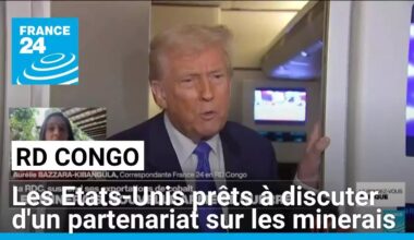 RD Congo : les Etats-Unis prêts à discuter d'un partenariat sur les minerais • FRANCE 24