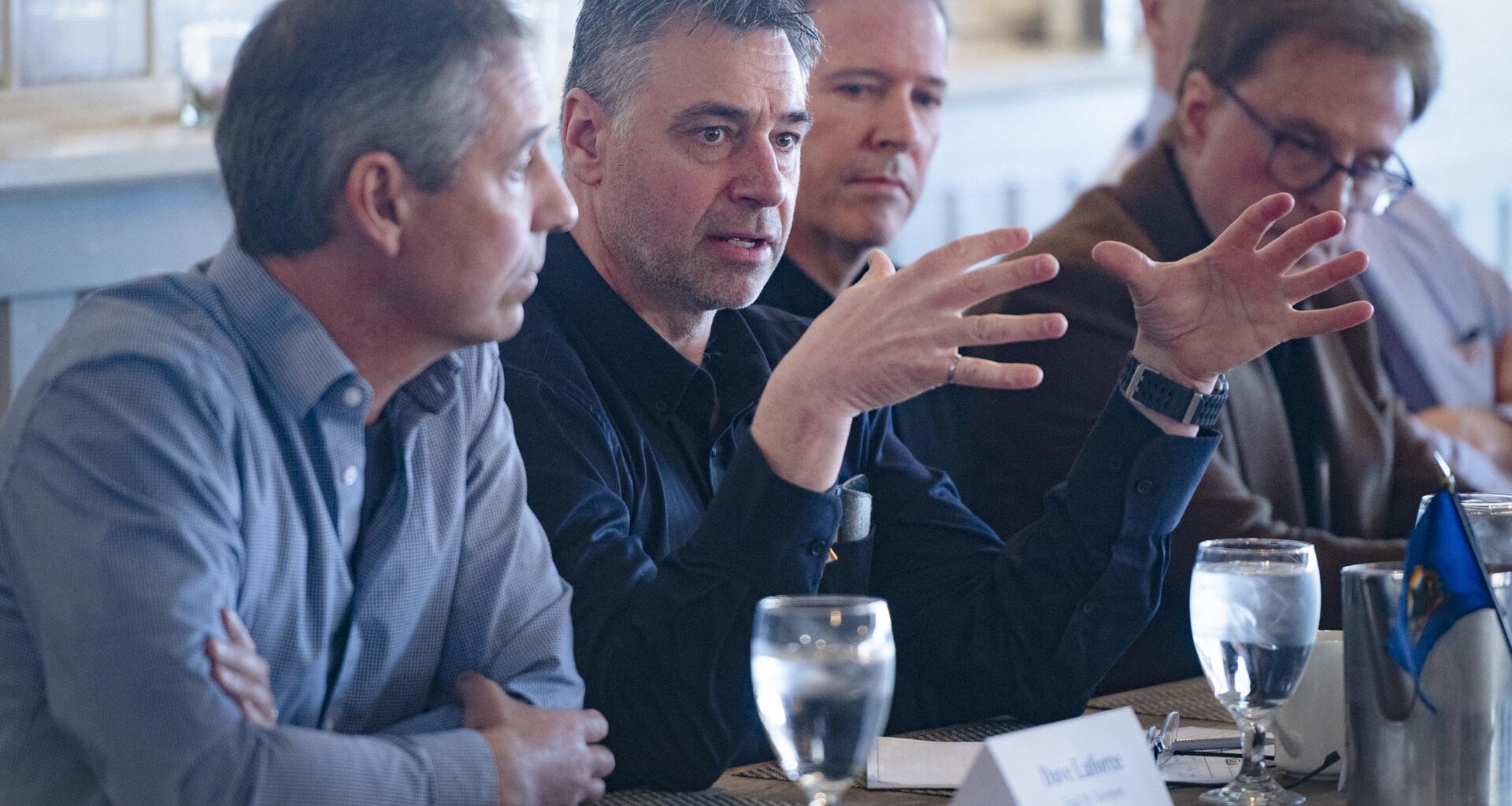Canadian and Vermont business leaders commiserate at Newport roundtable 