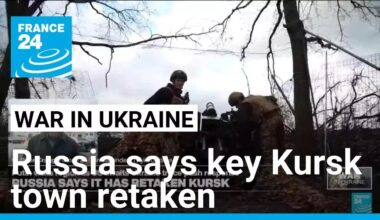Russia says taken control of Sudzha in Kursk region • FRANCE 24 English