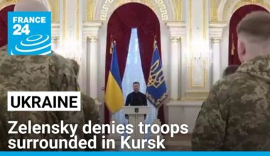 Zelensky denies troops surrounded in Kursk as Russia retakes villages • FRANCE 24 English