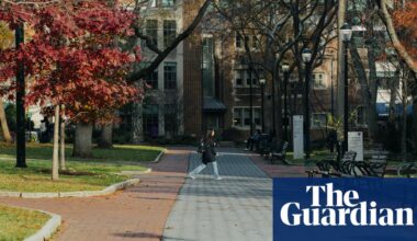 Trump administration pauses $175m in funds to UPenn over trans athlete policy | Trump administration