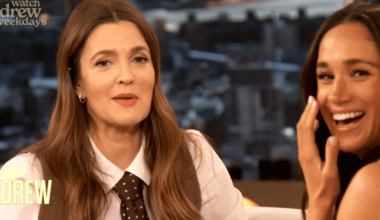 Drew Barrymore’s Awkward Comment About 'Hot' Prince Harry Makes Meghan Markle Blush