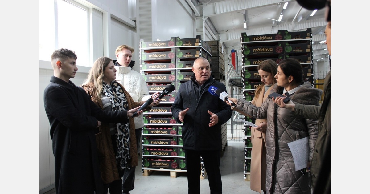 Moldovan apples debut on the Indian market