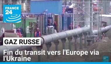 Plus aucune livraison de gaz russe vers l'Europe via l'Ukraine • FRANCE 24