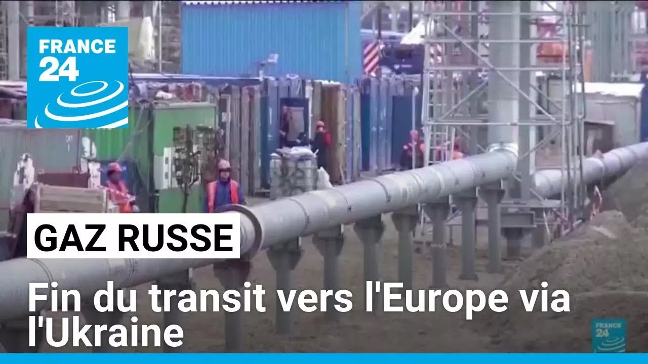 Plus aucune livraison de gaz russe vers l'Europe via l'Ukraine • FRANCE 24