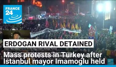 Mass protests as Turkey detains Erdogan's main election rival • FRANCE 24 English