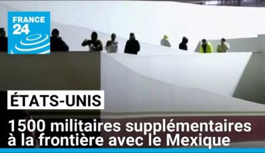 Trump envoie 1500 militaires supplémentaires à la frontière avec le Mexique • FRANCE 24