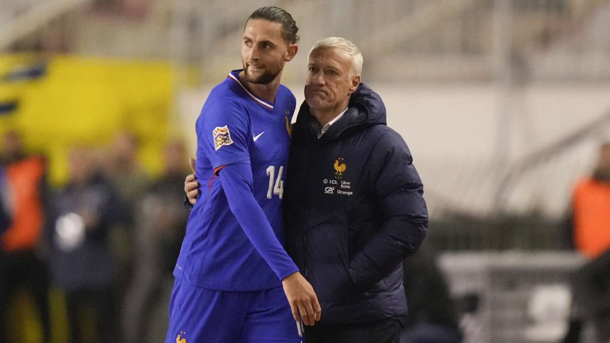 France midfielder Rabiot has a calf problem and could miss Croatia match