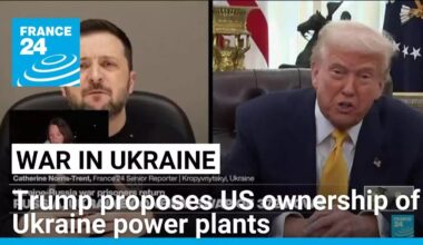 Trump floated US ownership of Ukraine power plants: White House • FRANCE 24 English