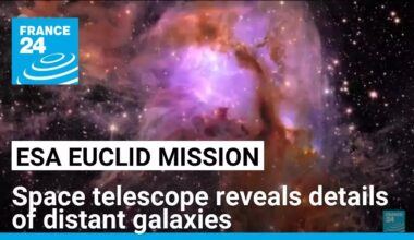 European telescope studying the dark universe unveils new images of distant galaxies • FRANCE 24