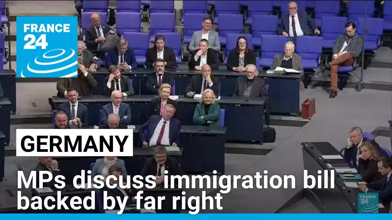 German MPs discuss immigration bill backed by far right • FRANCE 24 English