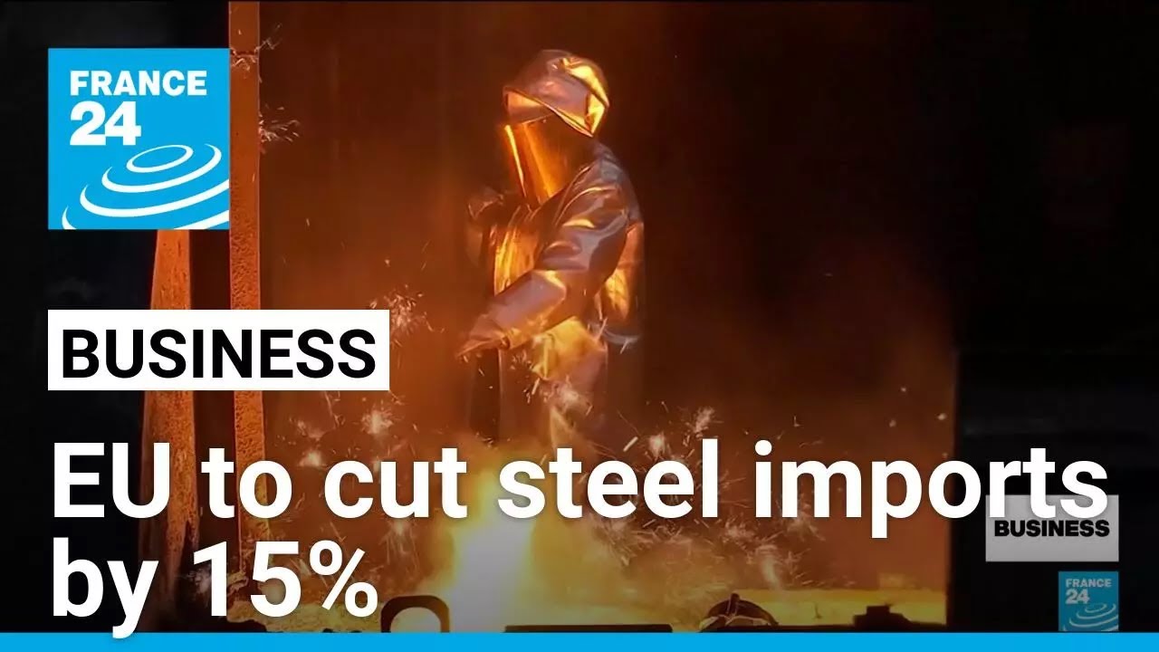 EU to curb steel imports in bid to protect industry • FRANCE 24 English