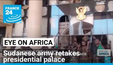Sudanese army retakes presidential palace • FRANCE 24 English
