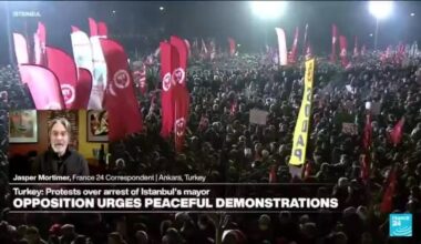 Thousands defy Erdogan warning to march in Istanbul over arrest of mayor • FRANCE 24 English