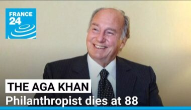 The Aga Khan, spiritual leader of Ismaili Muslims and a philanthropist, dies at 88 • FRANCE 24
