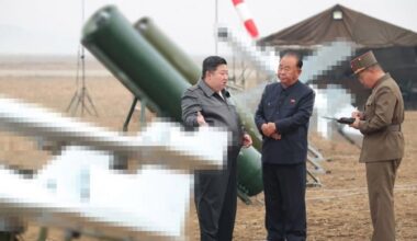 North Korea's Kim oversees test of new 'suicide drones'