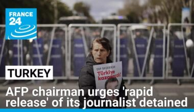 AFP chairman urges 'rapid release' of its journalist detained in Turkey • FRANCE 24 English