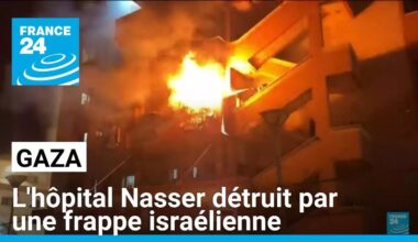 À Gaza, l'hôpital Nasser détruit par une frappe israélienne • FRANCE 24