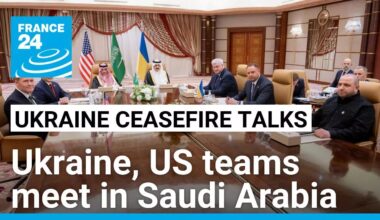 Ukraine, US teams meet in Saudi Arabia ahead of truce talks with Russia • FRANCE 24 English