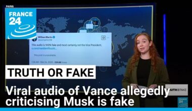 Viral audio of JD Vance allegedly criticising Elon Musk is fake • FRANCE 24 English