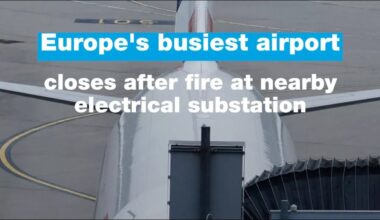 Europe's busiest airport closes after fire at nearby electrical substation • FRANCE 24