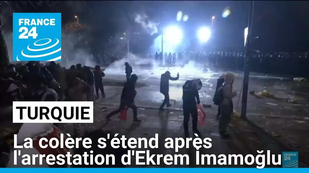 Turquie : la colère s'étend après l'arrestation du maire d'Istanbul • FRANCE 24