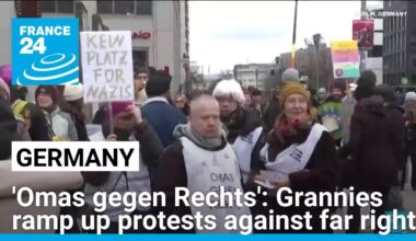 'Omas gegen Rechts': Grannies protest far right in Germany ahead of elections • FRANCE 24 English