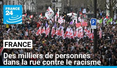 En France, des dizaines de milliers de personnes dans la rue contre le racisme • FRANCE 24