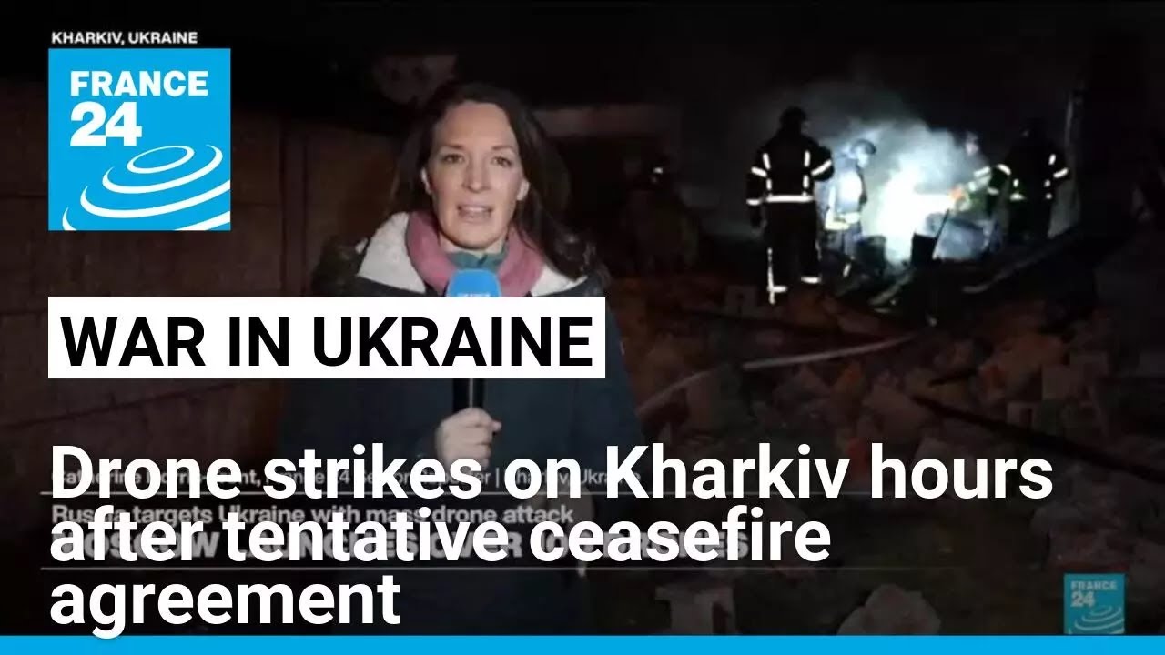 Russia targets Ukraine with mass drone attacks • FRANCE 24 English
