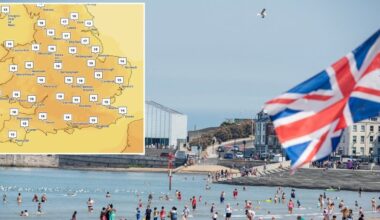 Britons bask in nine-day 'mini-heatwave' as temperatures surpass Spain's in just days