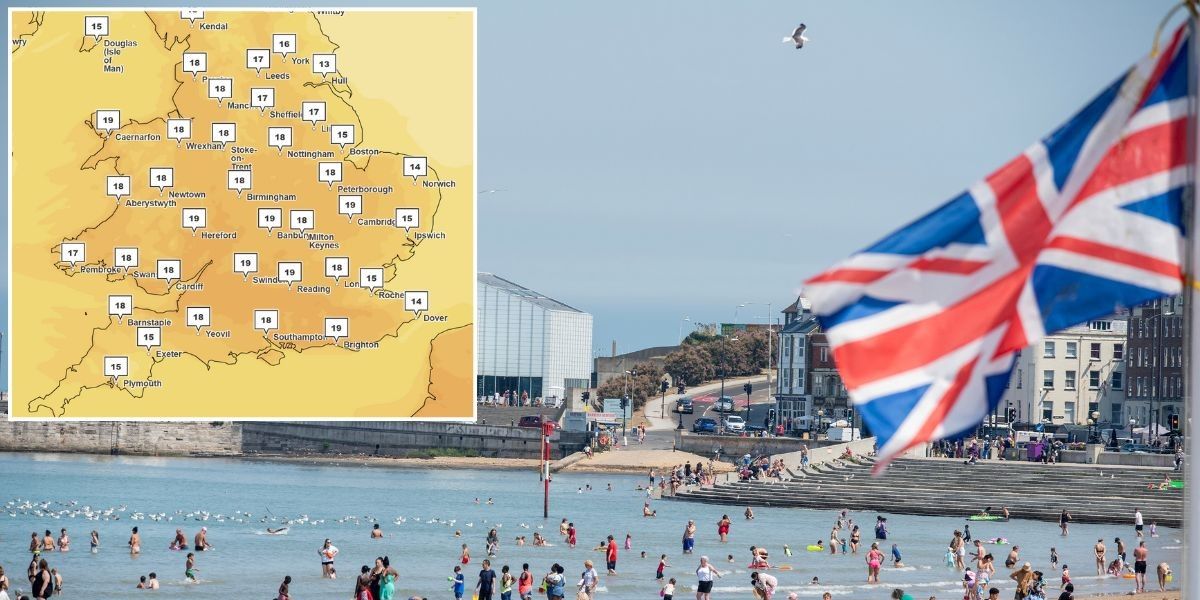 Britons bask in nine-day 'mini-heatwave' as temperatures surpass Spain's in just days