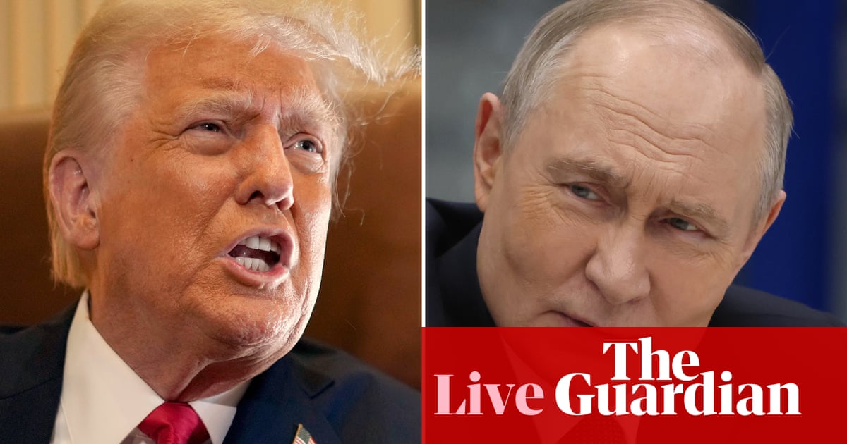 Russia reportedly begins rare earth metals talks with US; Trump ‘very angry’ with Putin – Russia-Ukraine war live | World news