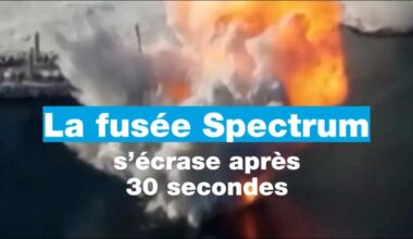 La fusée Spectrum s'écrase après 30 secondes • FRANCE 24