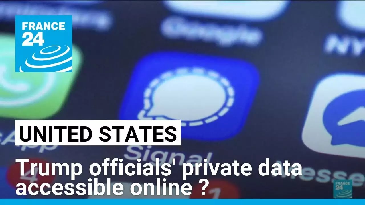 Trump officials' private data accessible online, according to Der Spiegel • FRANCE 24 English