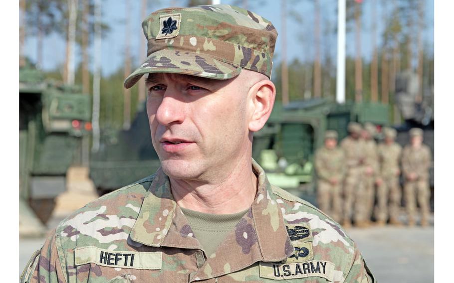 Michael Hefti in uniform.