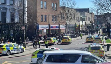 Denmark Hill Camberwell police car crash: Woman injured