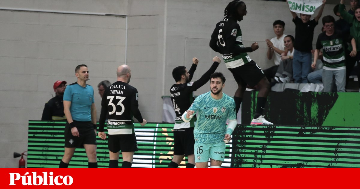 Sporting vence Benfica e conquista a Taça de Portugal em futsal