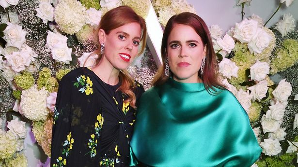 Eugenie with her older sister Princess Beatrice 