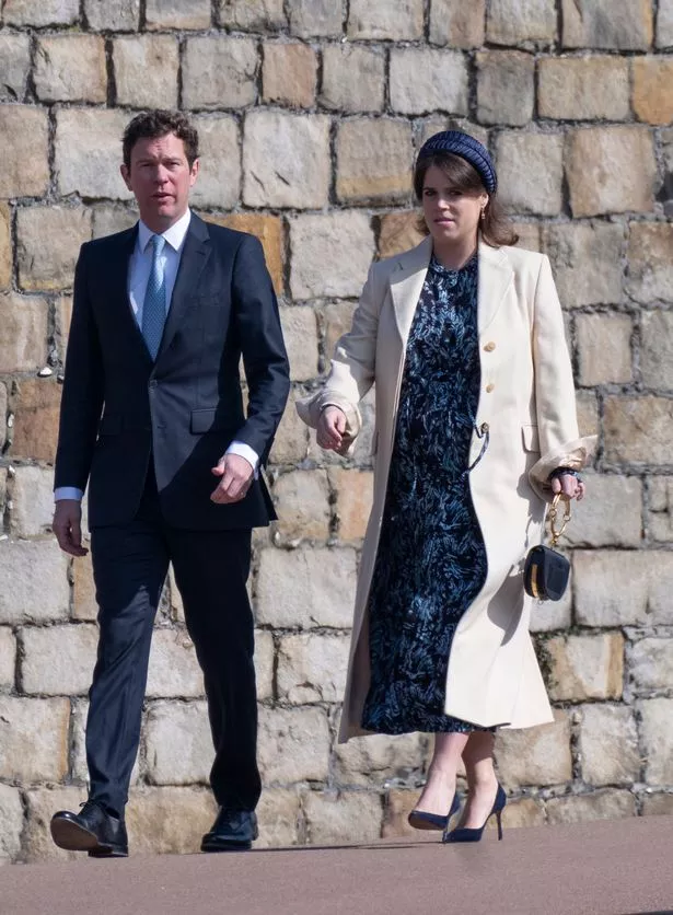 Eugenie has her two sons with husband Jack Brooksbank