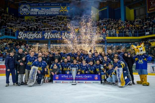 On Sunday, the HK Spišská Nová Ves ice-hockey team based in the town of the same name won the regular season of Slovakia's top league, the Tipos Extraliga, for the second time in a row. The play-off will start soon.