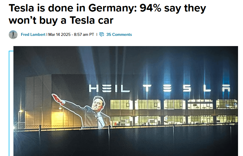 Hans knows whats up. Everybody with Tesla should get a ban from this sub. And EU passport taken away.