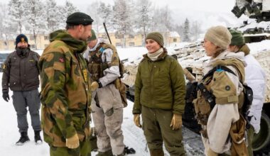 Crown Prince Haakon Visits Ingrid Alexandra's Battalion in Troms