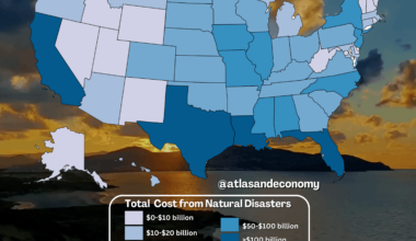 [OC] Natural Disaster Cost Increasing