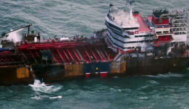 UK police arrest man over oil tanker and cargo ship collision in North Sea | Shipping News