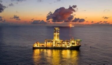 Guyana drilling ship