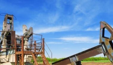 Abandoned oil well