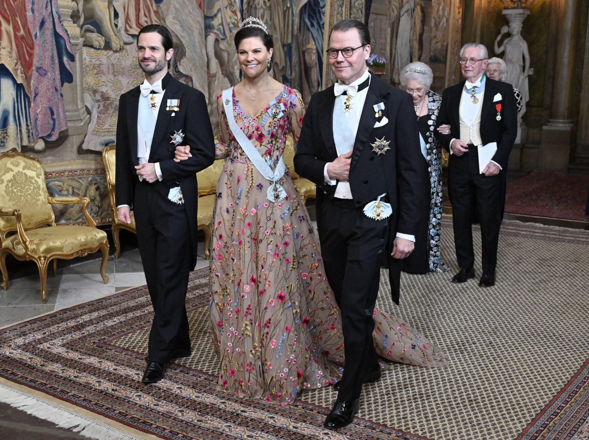 A Trio of Sparkling Tiaras at Sweden’s Royal Representation Dinner