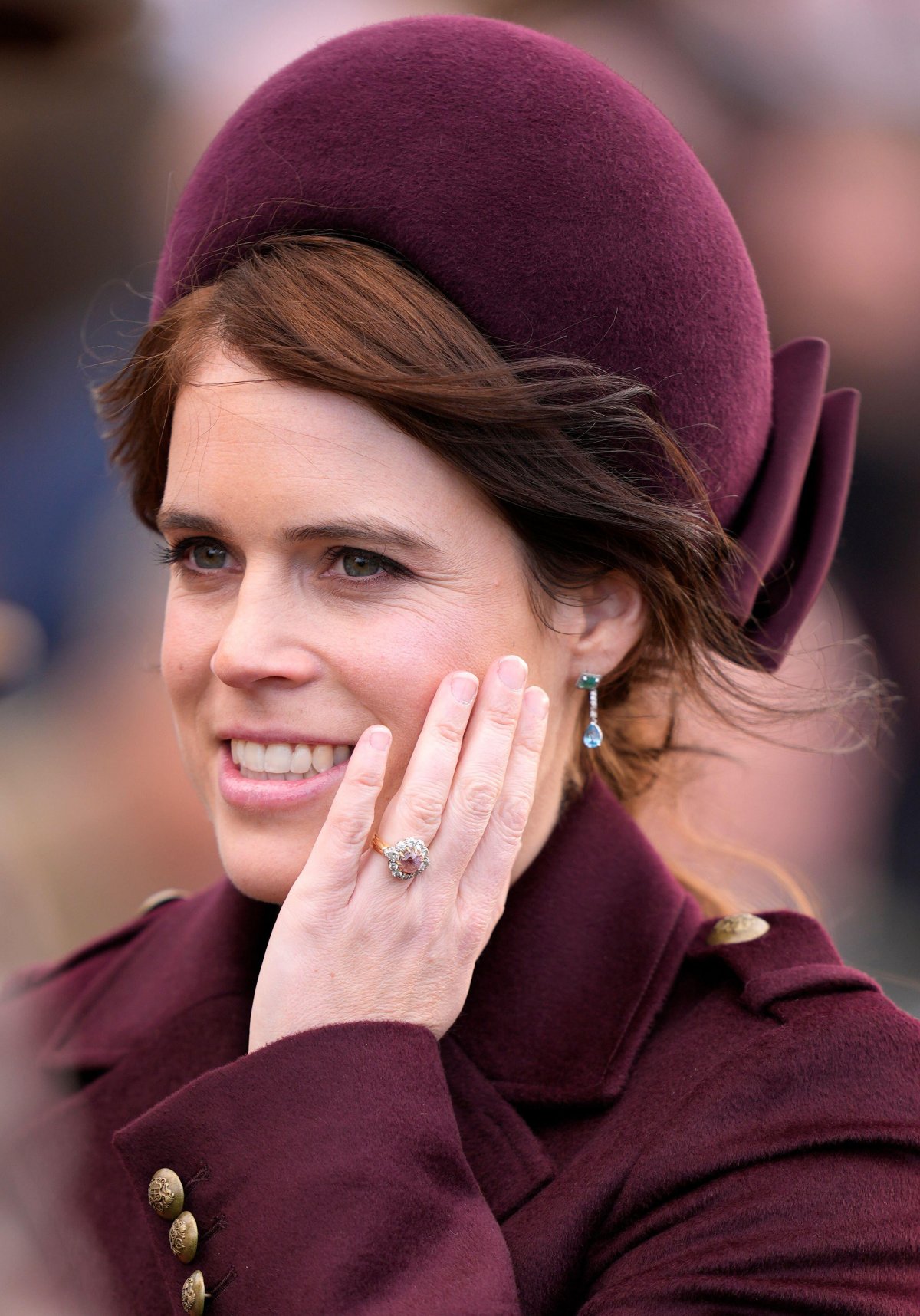 Princess Eugenie attends day two of the Cheltenham Festival on March 12, 2025 (Andrew Matthews/PA Images/Alamy)
